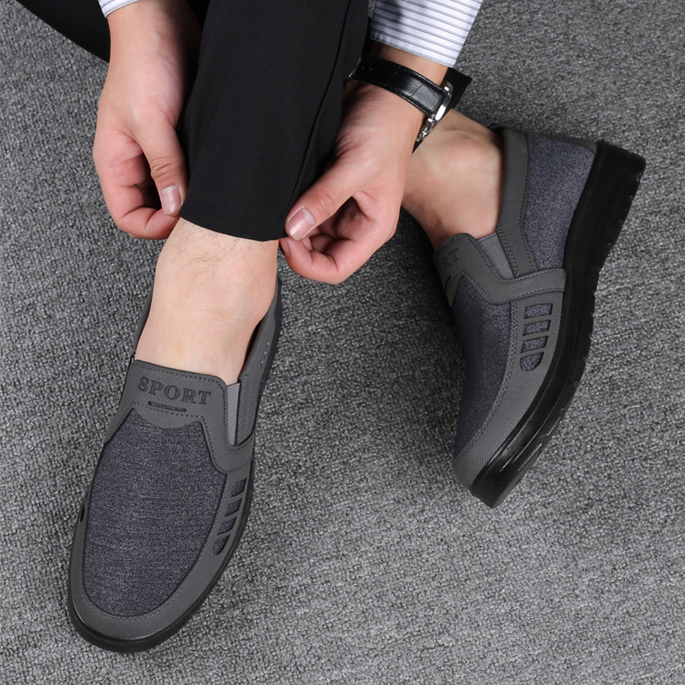 Olivoslindo Mocasines transpirables de moda para hombre, zapatos sin cordones