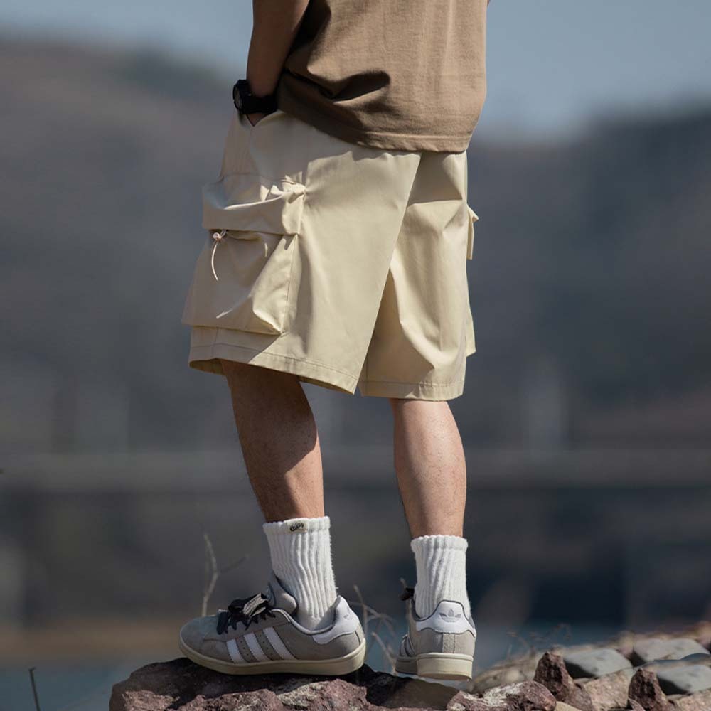 Smiledeer Men's outdoor casual loose sports cargo shorts
