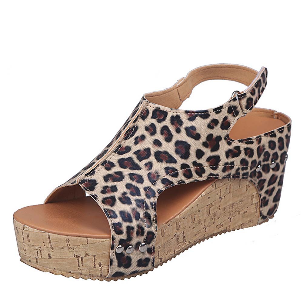 Smiledeer Summer women's comfortable wedge sandals