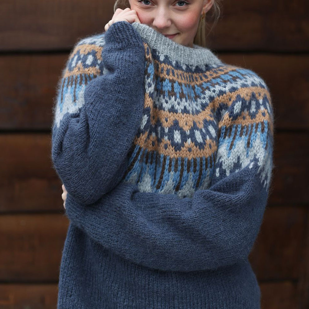 Glowtomato™ Autumn and winter women's new thickened jacquard sweater