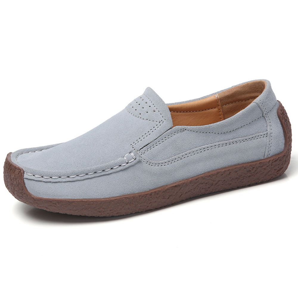 New style women's retro all-match slip-on beanie shoes