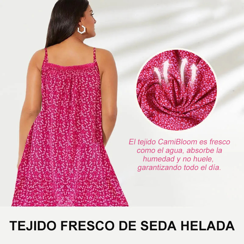 Vestido camisola estampado de verano