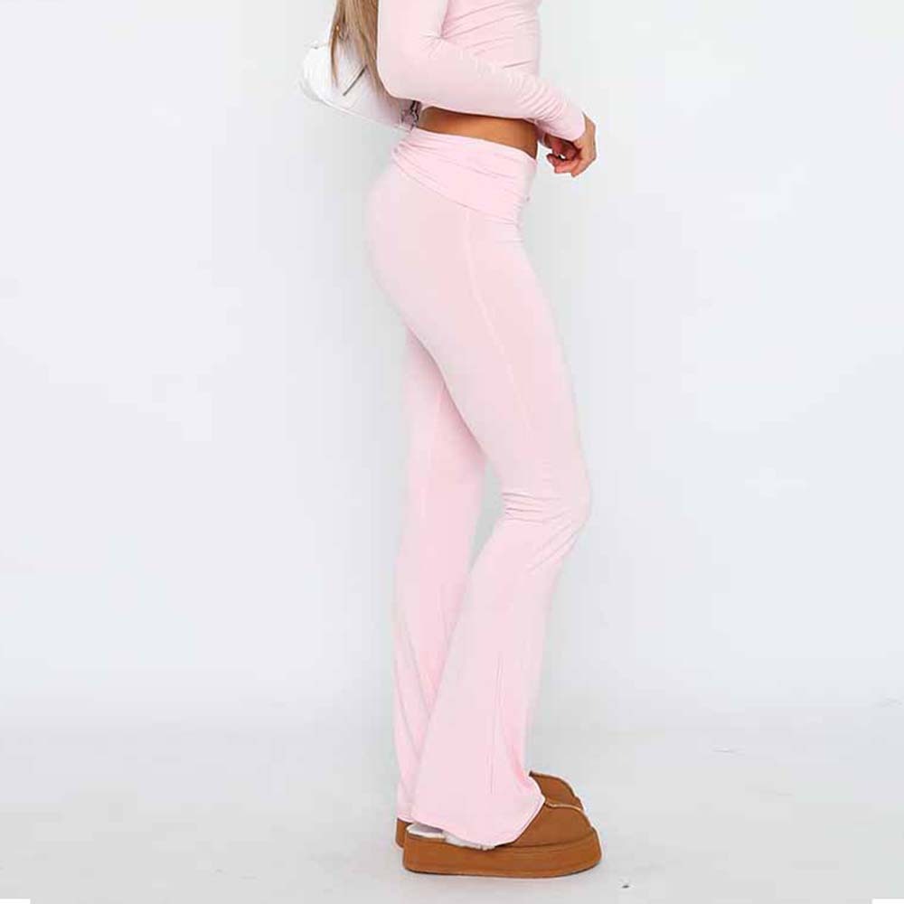 Stylish and Comfortable Women's Slim Fit Low Waist Flare Pants