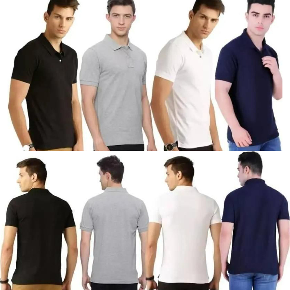 Men's Breathable Ice Silk Short Sleeve Polo Shirt