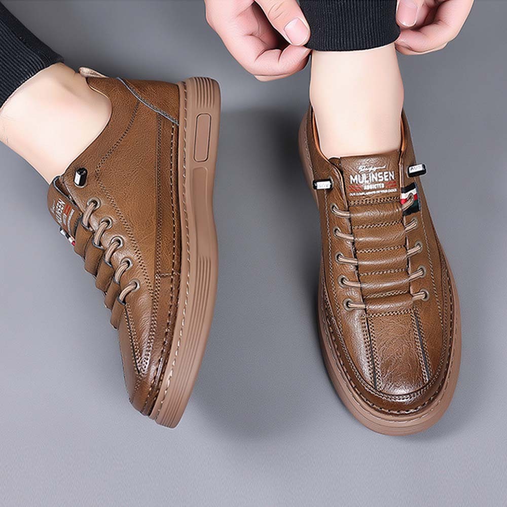 Men's Breathable Leather Casual Shoes