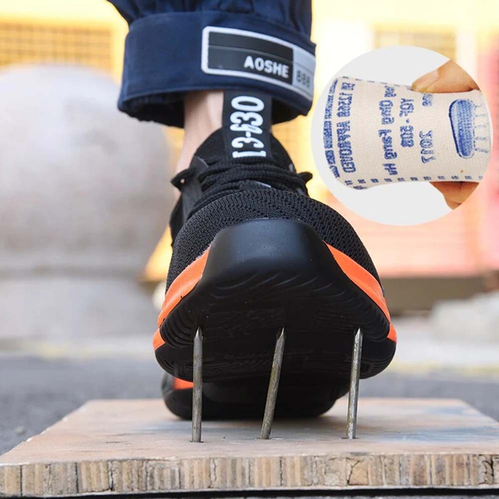 Hojanaranja Zapatos protectores cómodos, antipinchazos y transpirables