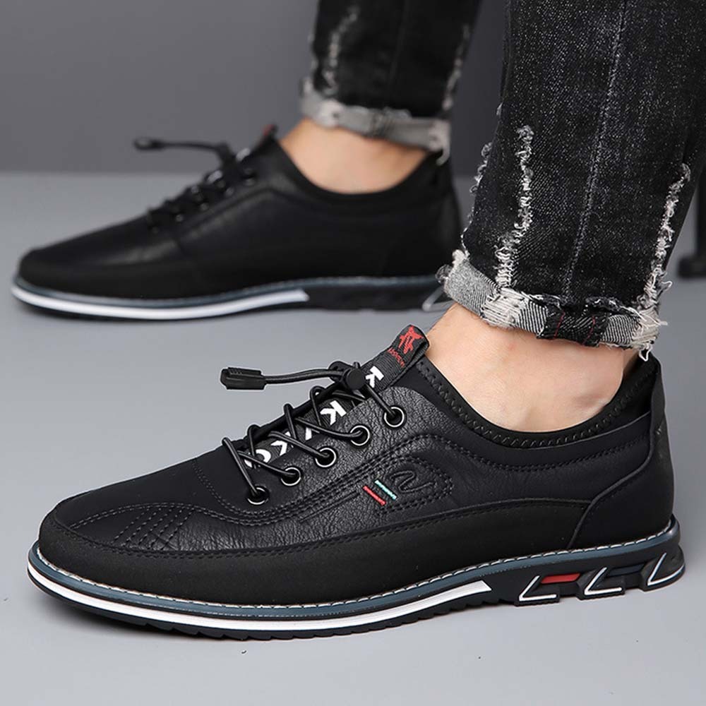 Classic fashion men's leather casual shoes