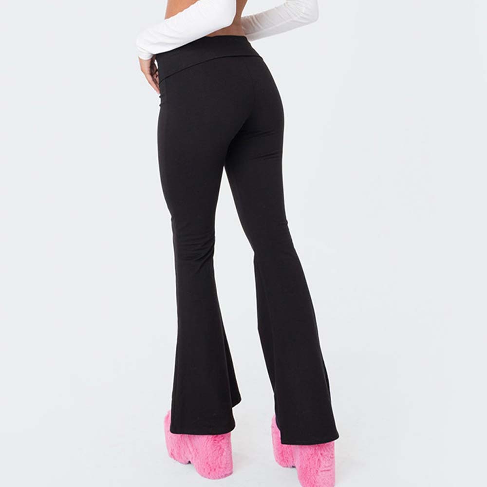 Stylish and Comfortable Women's Slim Fit Low Waist Flare Pants