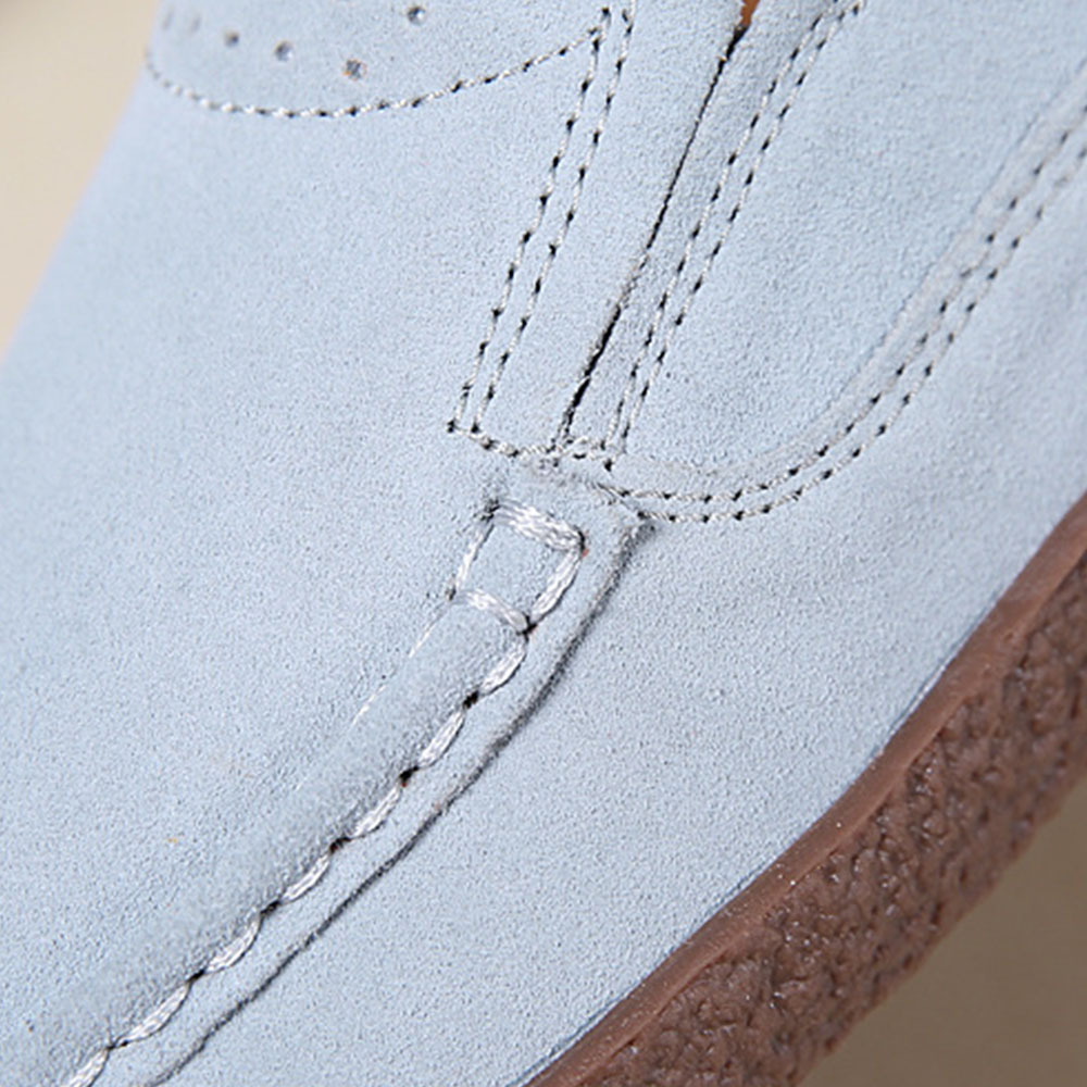 New style women's retro all-match slip-on beanie shoes