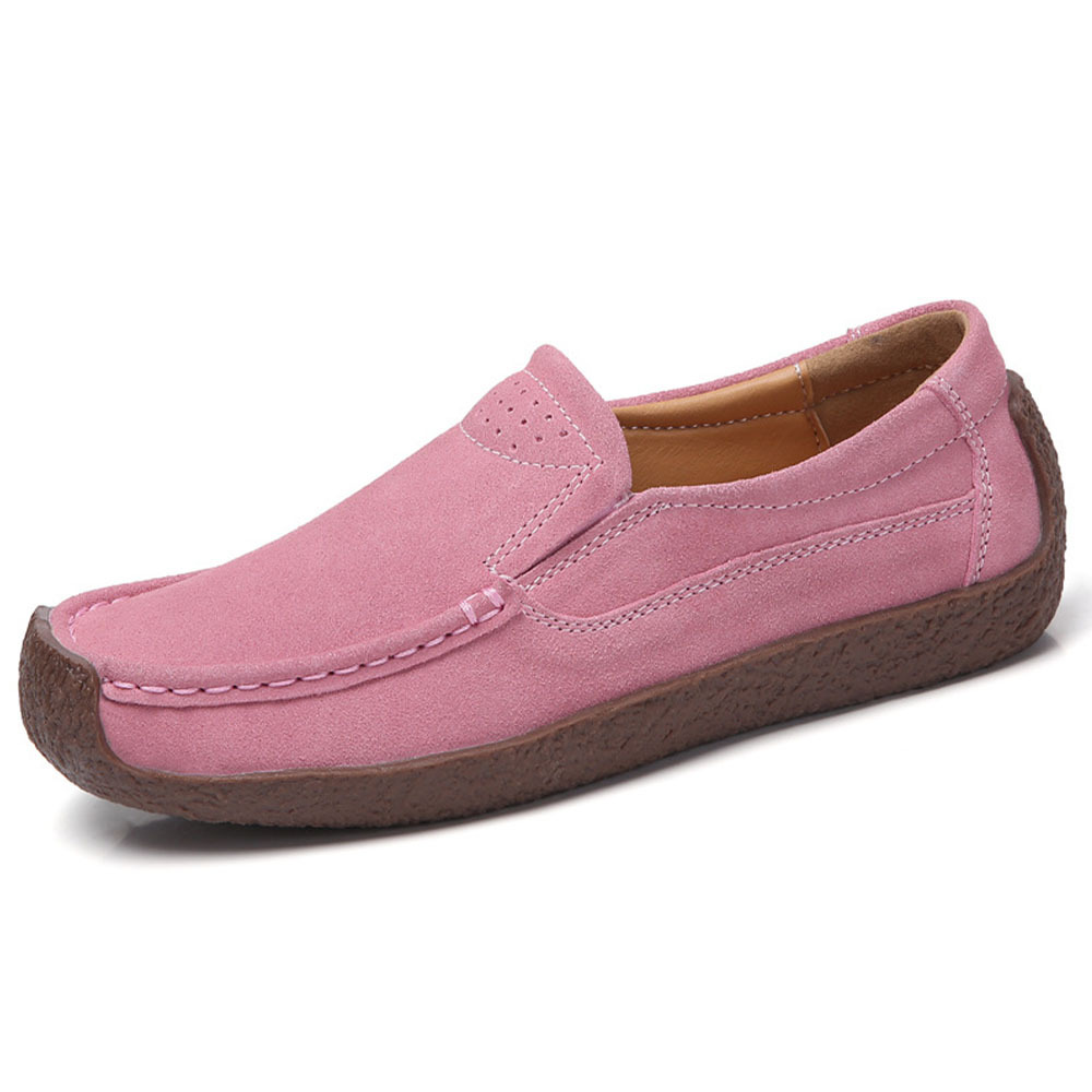 New style women's retro all-match slip-on beanie shoes