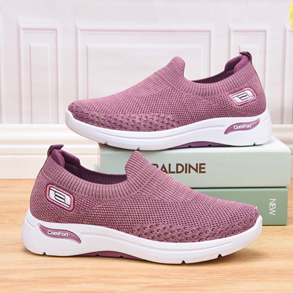 Zapatillas de deporte de suela suave para mujer transpirables de moda