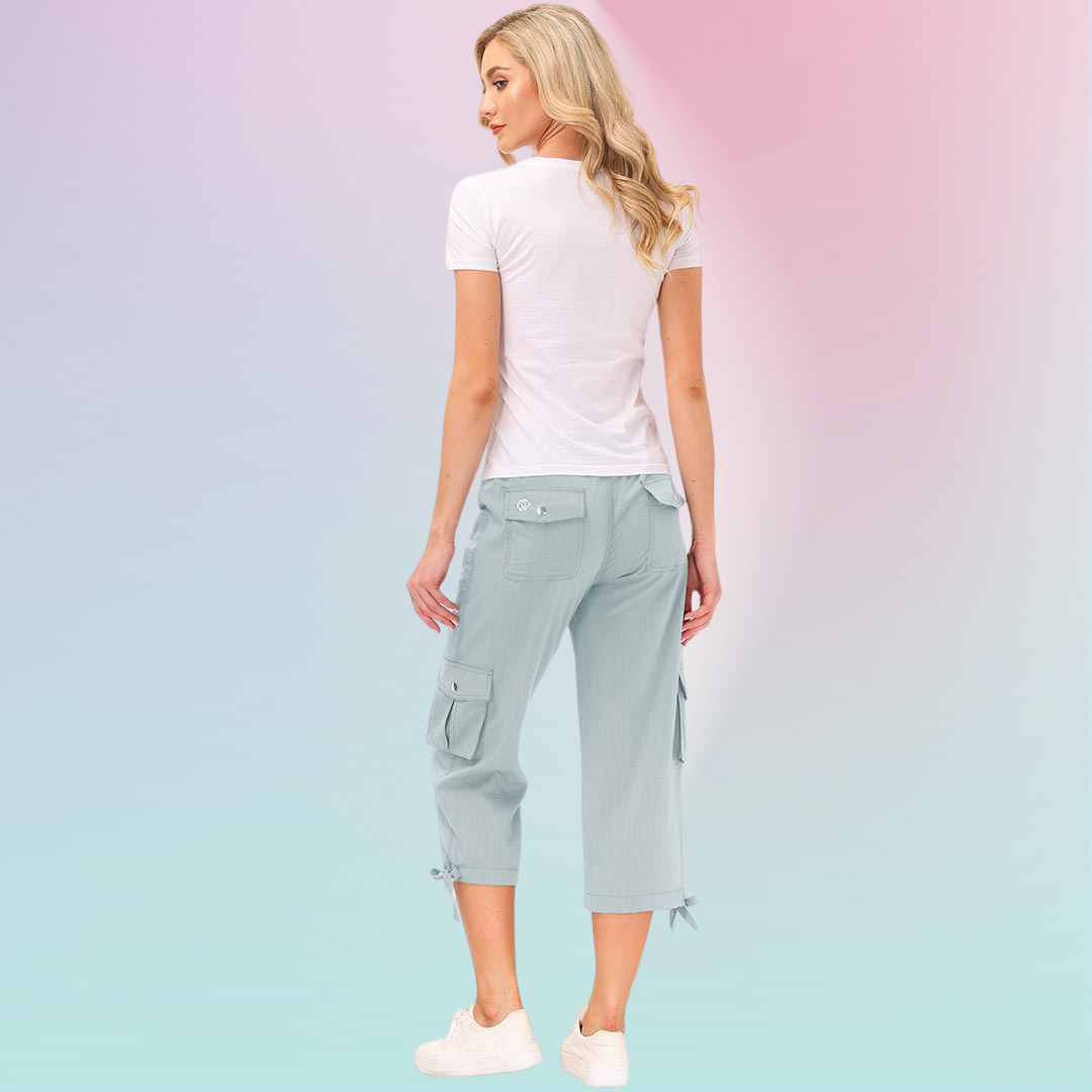 Hojanaranja™ Pantalones cortos informales para deportes al aire libre de secado rápido para mujer