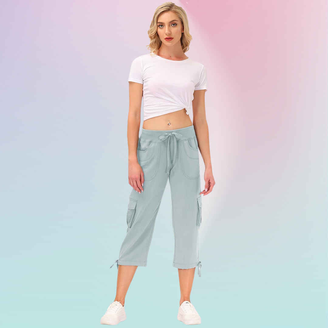 Hojanaranja™ Pantalones cortos informales para deportes al aire libre de secado rápido para mujer