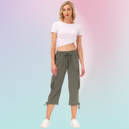 Hojanaranja™ Pantalones cortos informales para deportes al aire libre de secado rápido para mujer