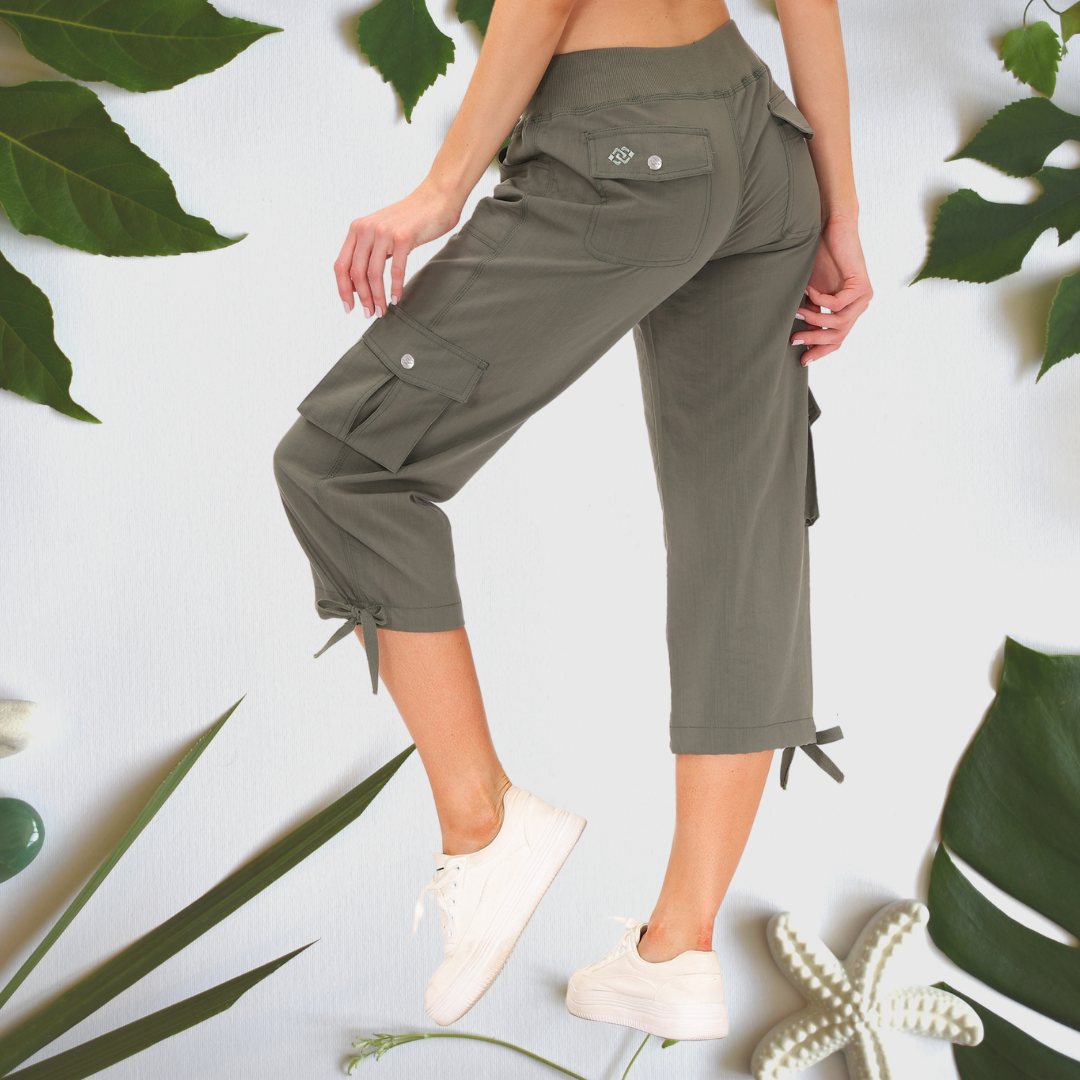 Hojanaranja™ Pantalones cortos informales para deportes al aire libre de secado rápido para mujer