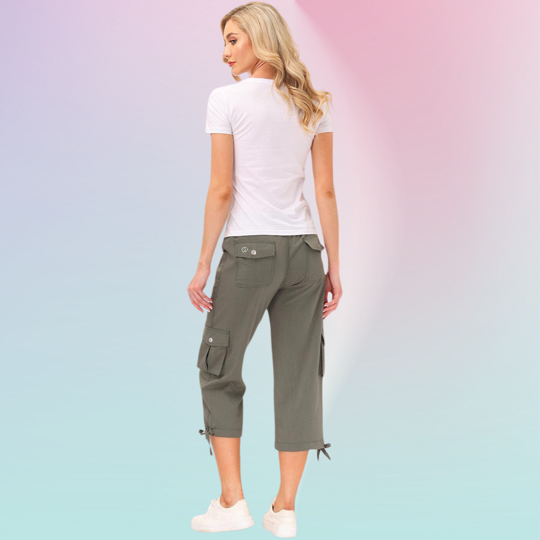 Hojanaranja™ Pantalones cortos informales para deportes al aire libre de secado rápido para mujer