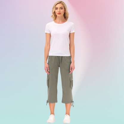 Hojanaranja™ Pantalones cortos informales para deportes al aire libre de secado rápido para mujer