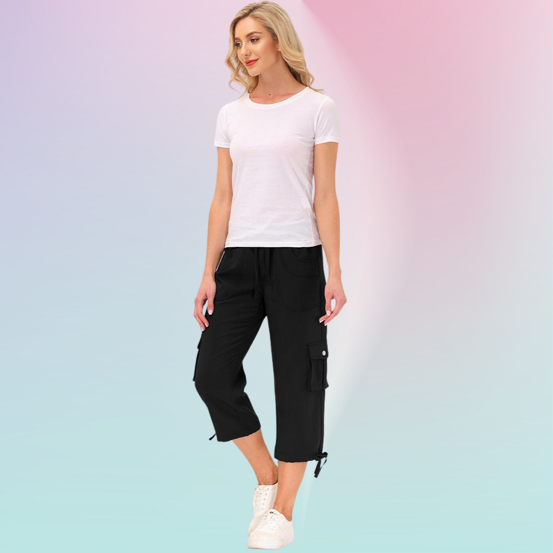 Hojanaranja™ Pantalones cortos informales para deportes al aire libre de secado rápido para mujer