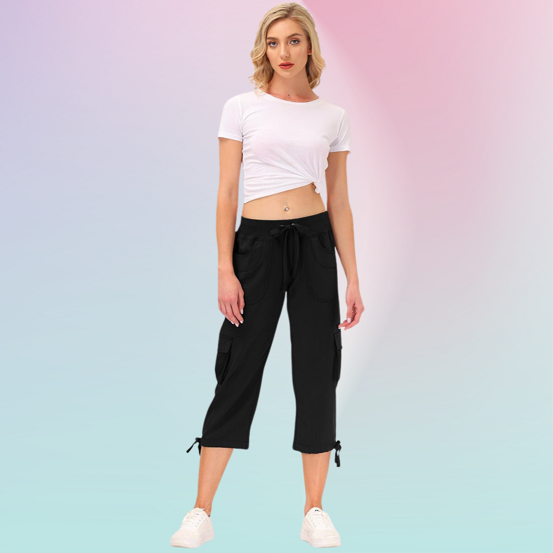 Hojanaranja™ Pantalones cortos informales para deportes al aire libre de secado rápido para mujer