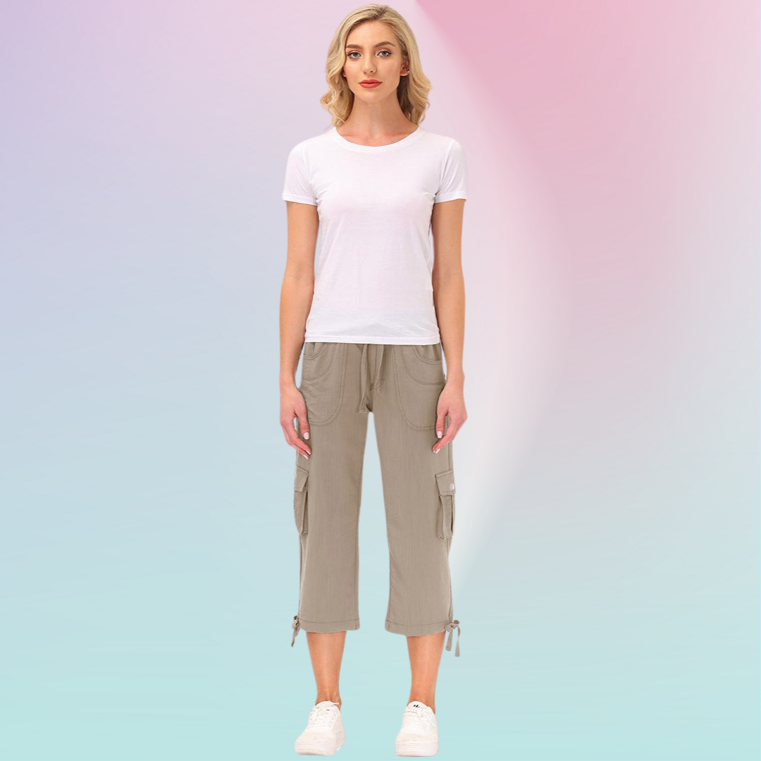 Hojanaranja™ Pantalones cortos informales para deportes al aire libre de secado rápido para mujer