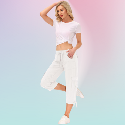 Hojanaranja™ Pantalones cortos informales para deportes al aire libre de secado rápido para mujer