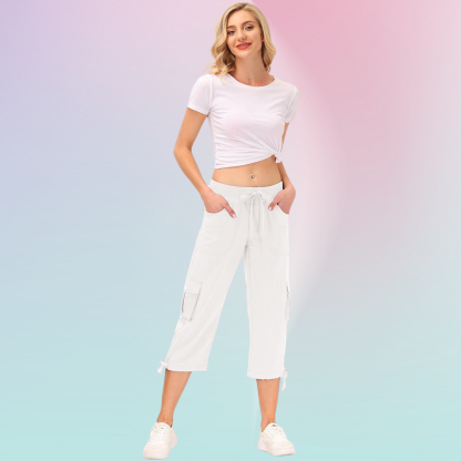 Hojanaranja™ Pantalones cortos informales para deportes al aire libre de secado rápido para mujer