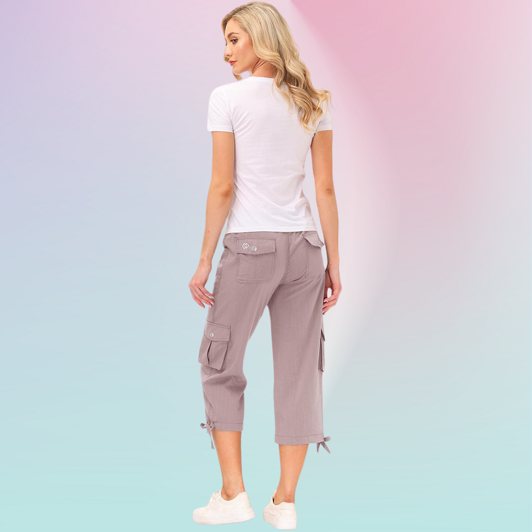 Hojanaranja™ Pantalones cortos informales para deportes al aire libre de secado rápido para mujer