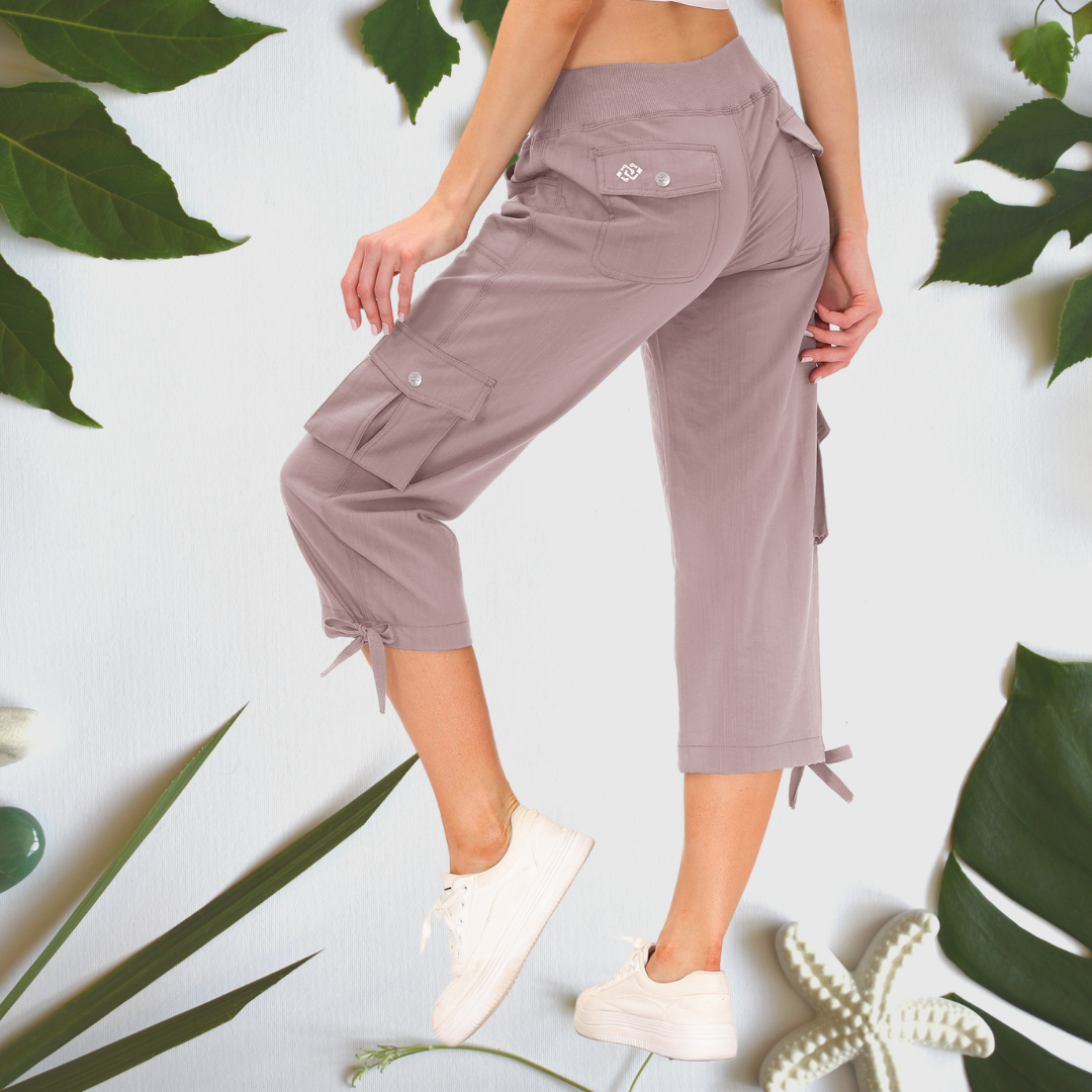 Hojanaranja™ Pantalones cortos informales para deportes al aire libre de secado rápido para mujer