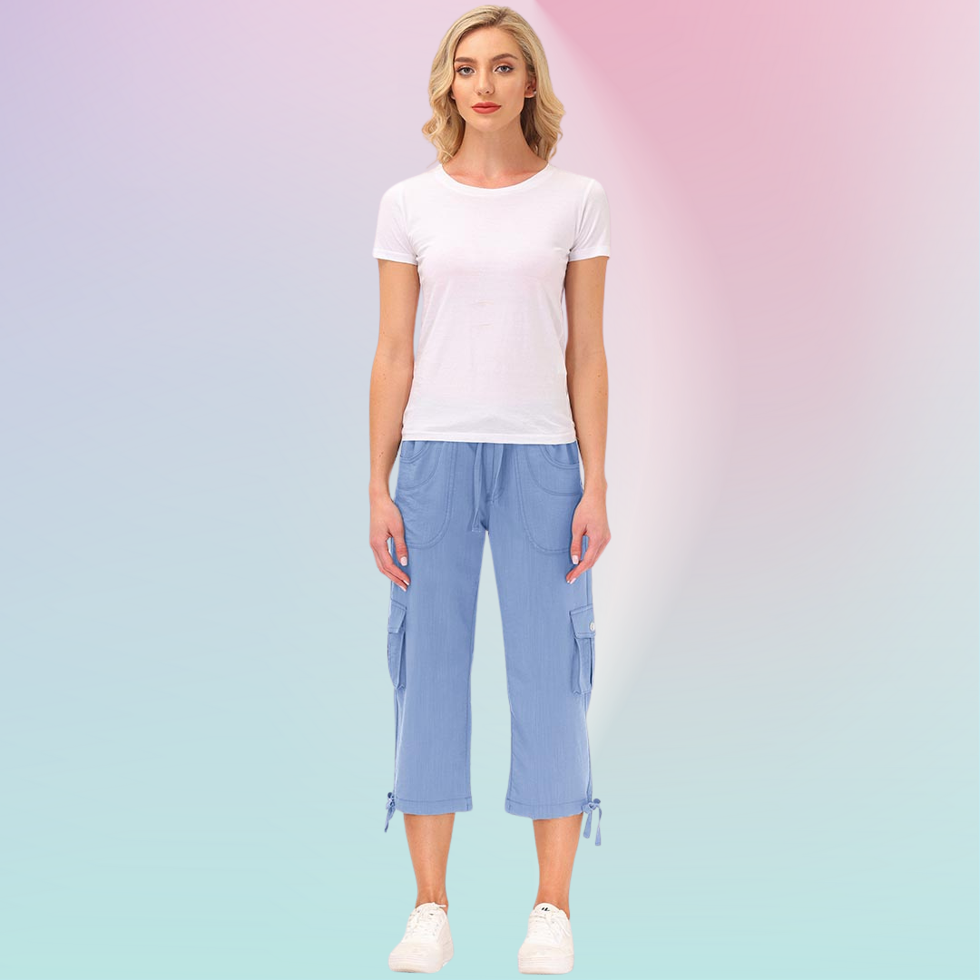 Hojanaranja™ Pantalones cortos informales para deportes al aire libre de secado rápido para mujer