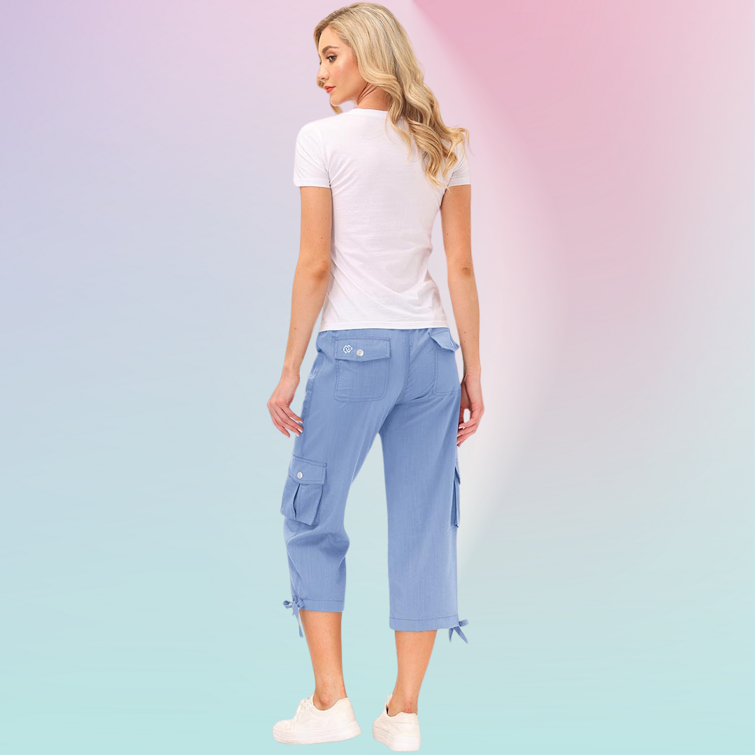Hojanaranja™ Pantalones cortos informales para deportes al aire libre de secado rápido para mujer