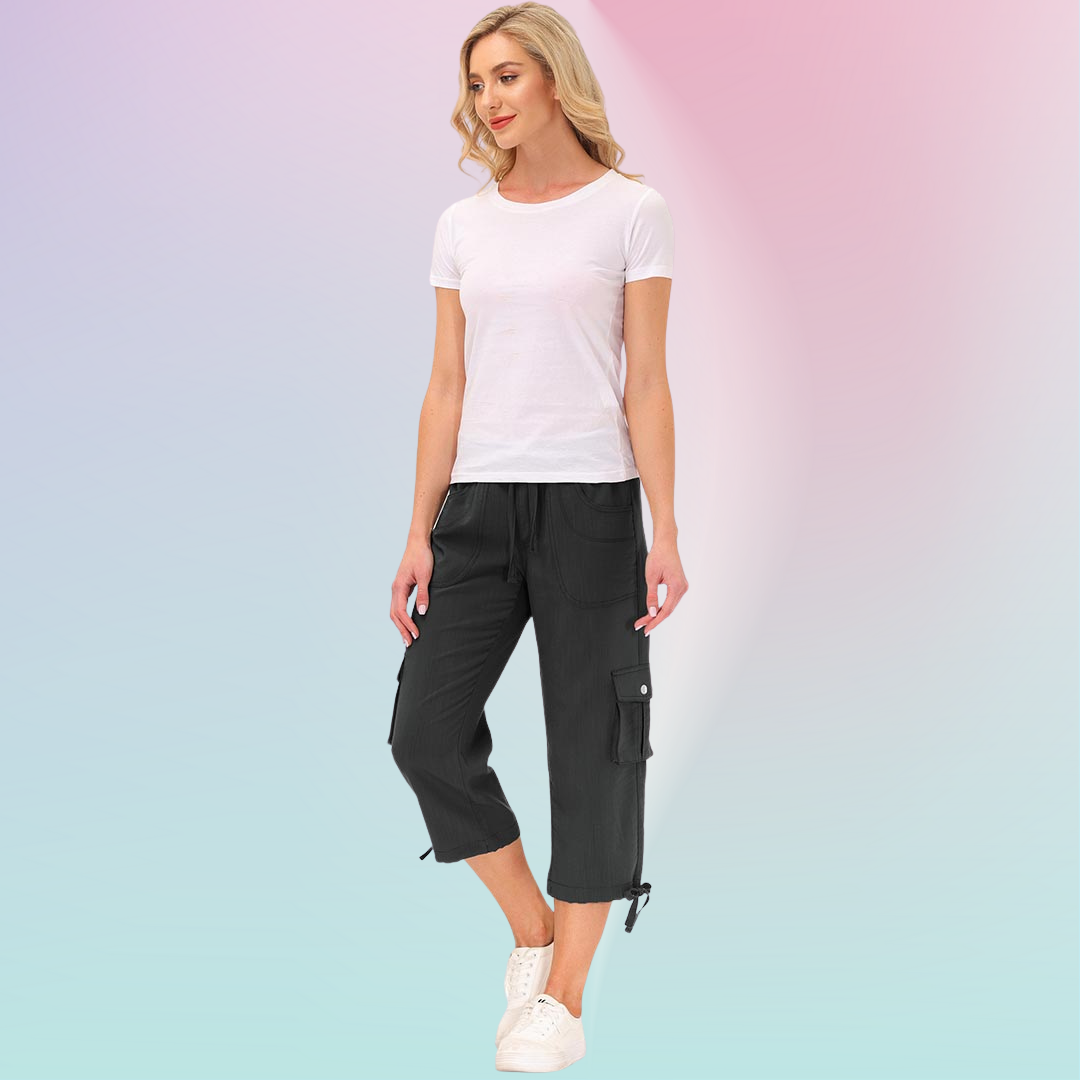 Hojanaranja™ Pantalones cortos informales para deportes al aire libre de secado rápido para mujer