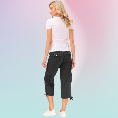 Hojanaranja™ Pantalones cortos informales para deportes al aire libre de secado rápido para mujer