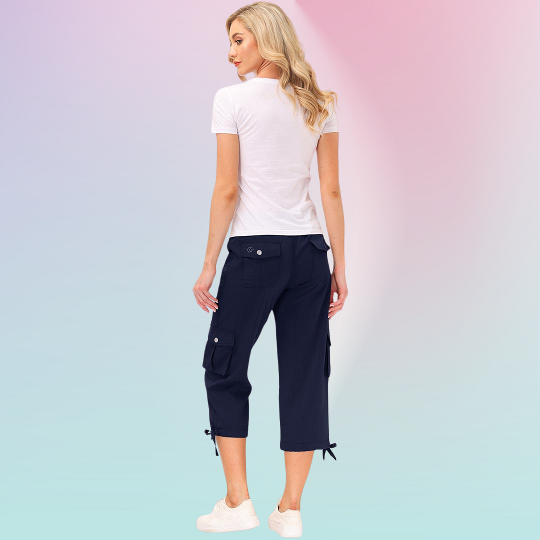 Hojanaranja™ Pantalones cortos informales para deportes al aire libre de secado rápido para mujer