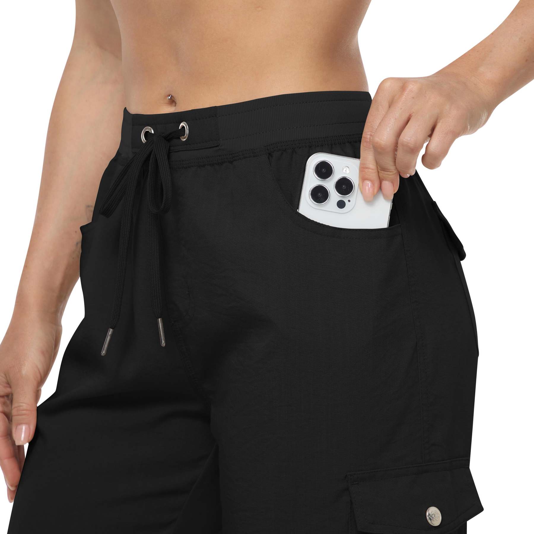 Hojanaranja™ Pantalones cortos de exterior ligeros y de secado rápido para mujer