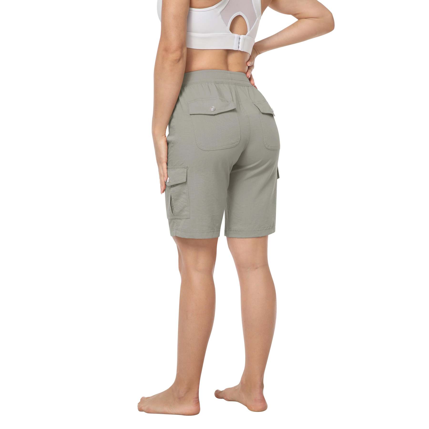 Hojanaranja™ Pantalones cortos de exterior ligeros y de secado rápido para mujer