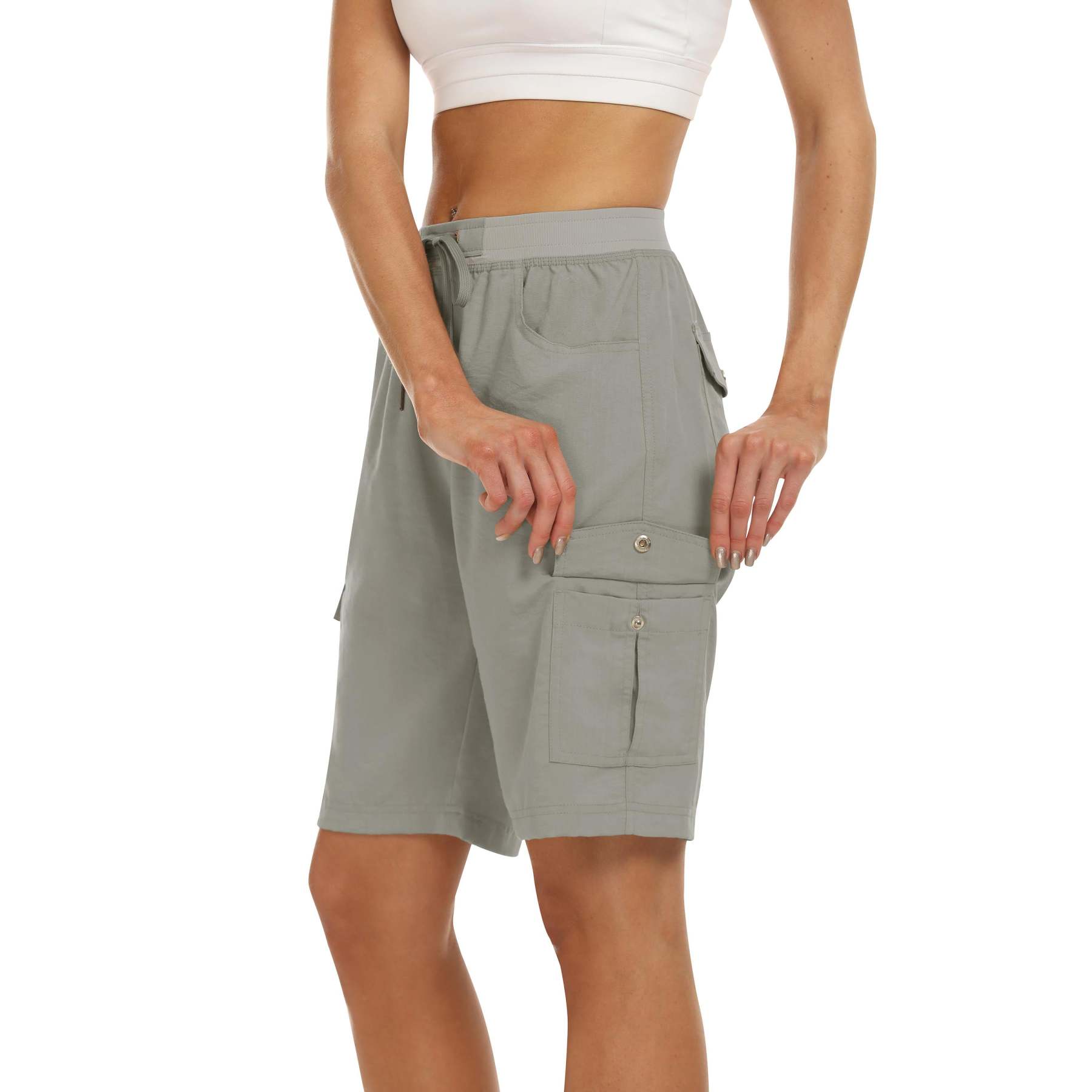 Hojanaranja™ Pantalones cortos de exterior ligeros y de secado rápido para mujer