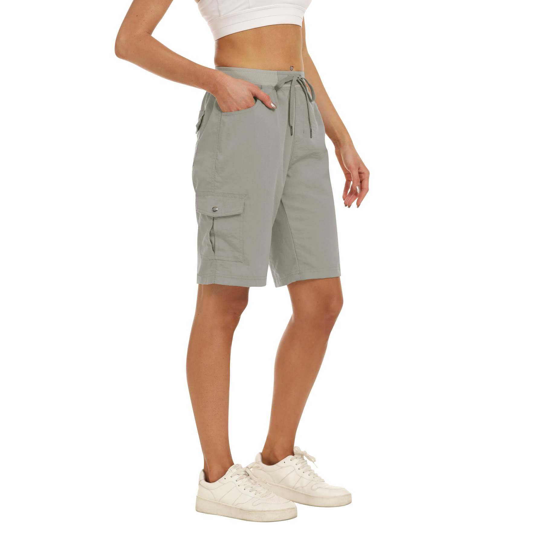 Hojanaranja™ Pantalones cortos de exterior ligeros y de secado rápido para mujer