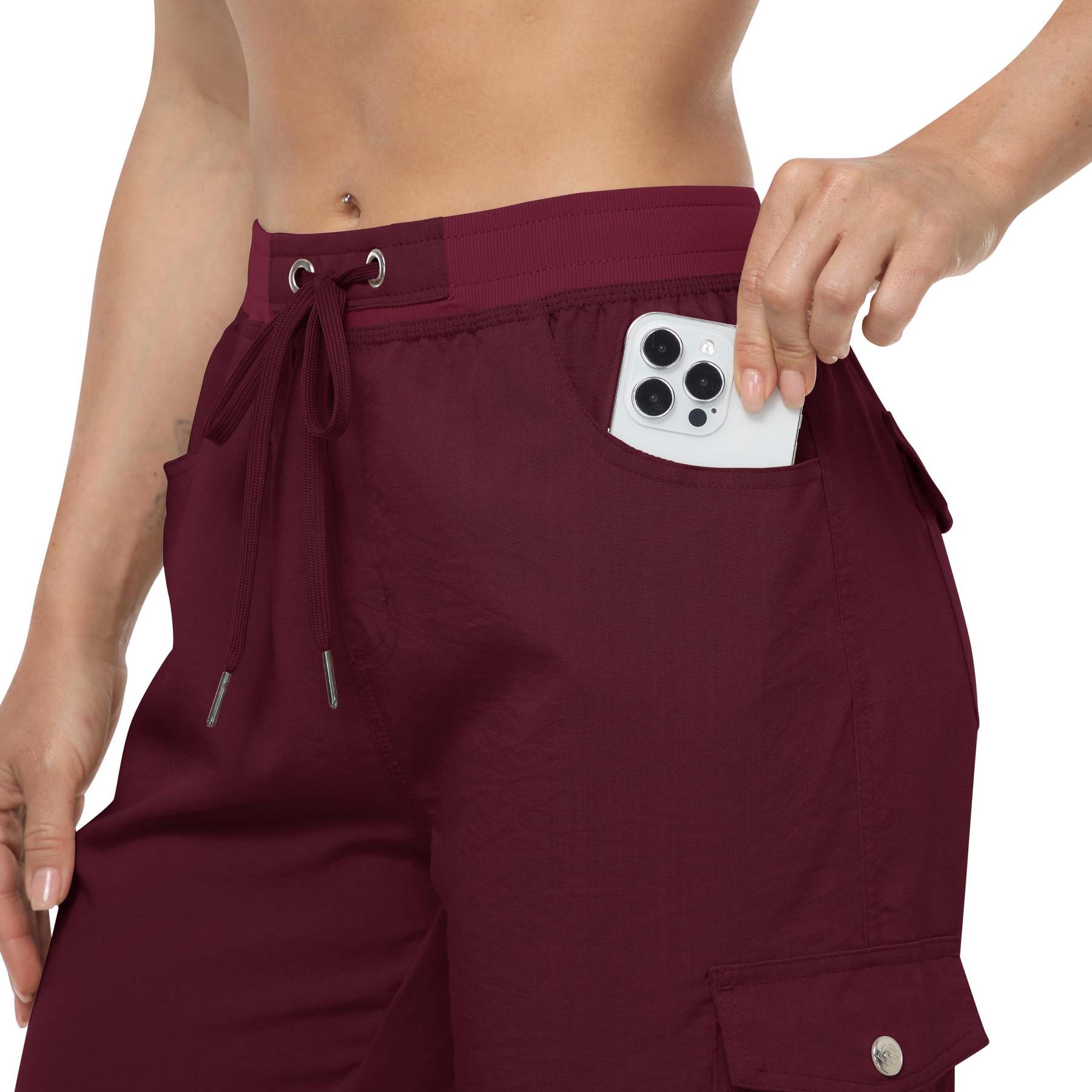 Hojanaranja™ Pantalones cortos de exterior ligeros y de secado rápido para mujer