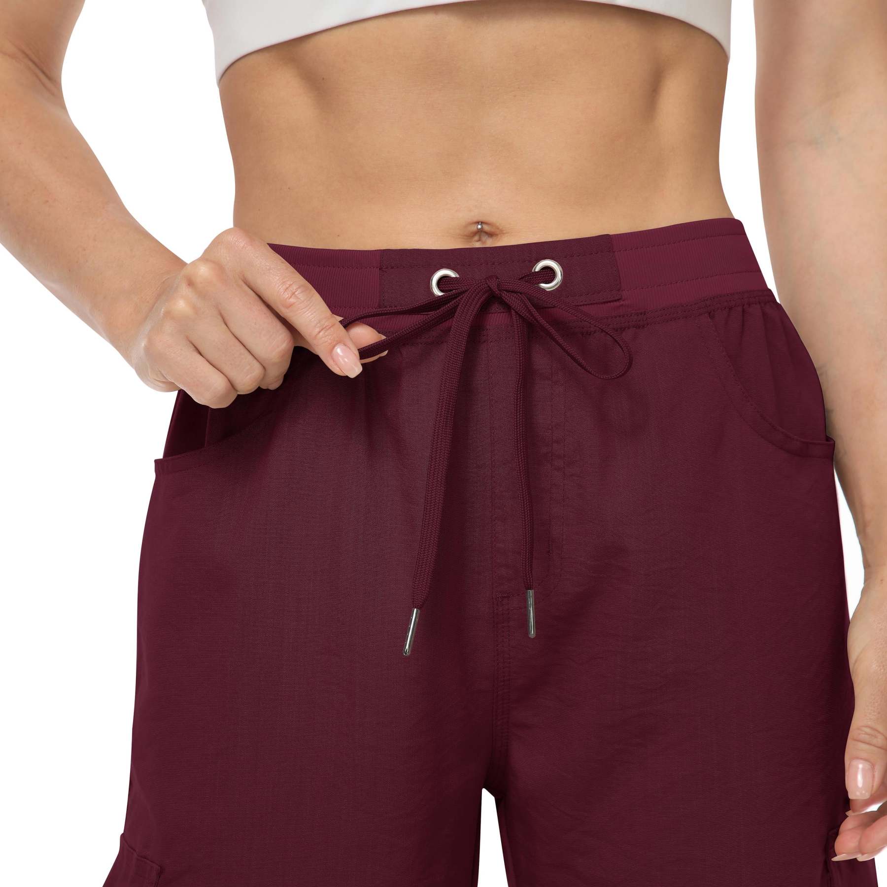 Hojanaranja™ Pantalones cortos de exterior ligeros y de secado rápido para mujer