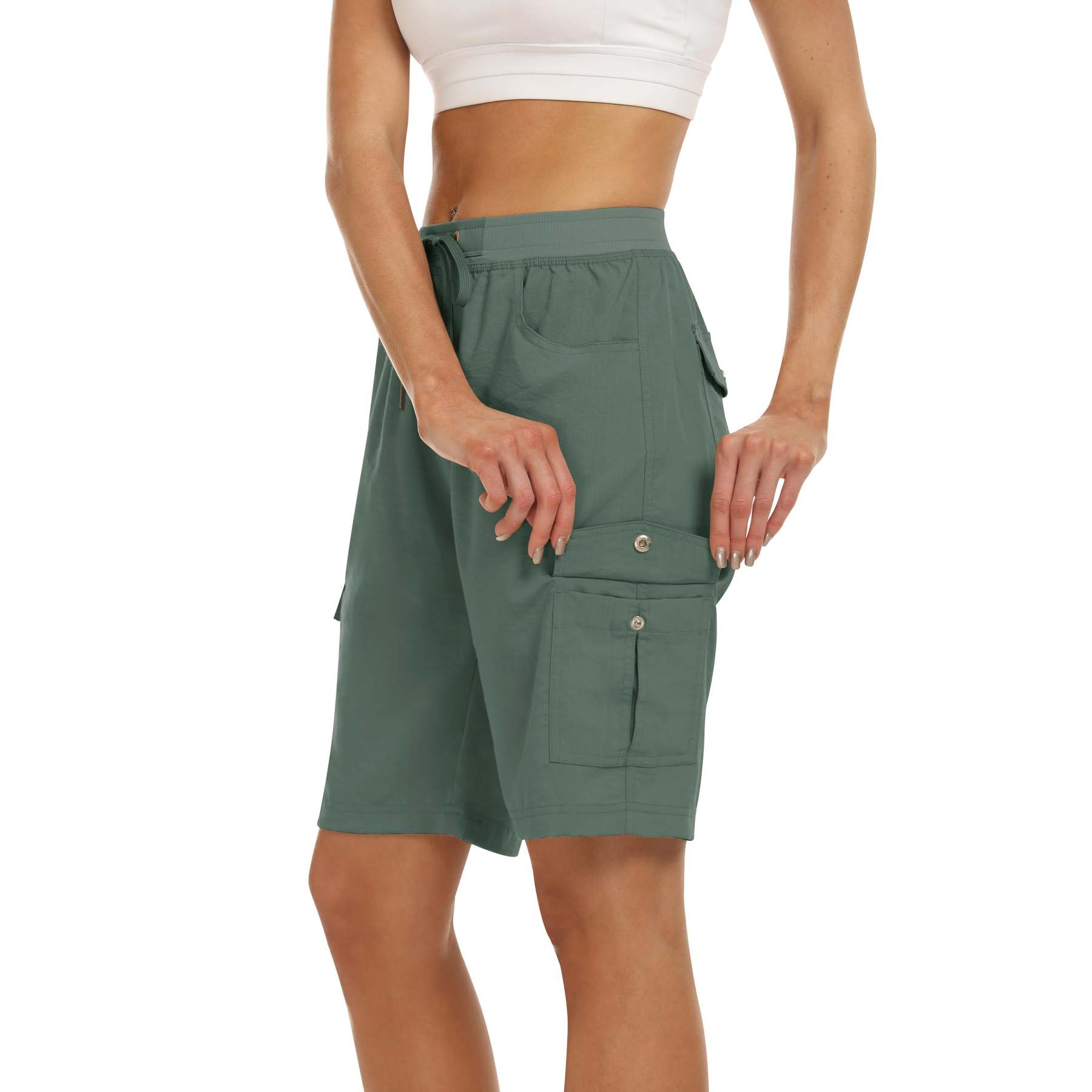Hojanaranja™ Pantalones cortos de exterior ligeros y de secado rápido para mujer