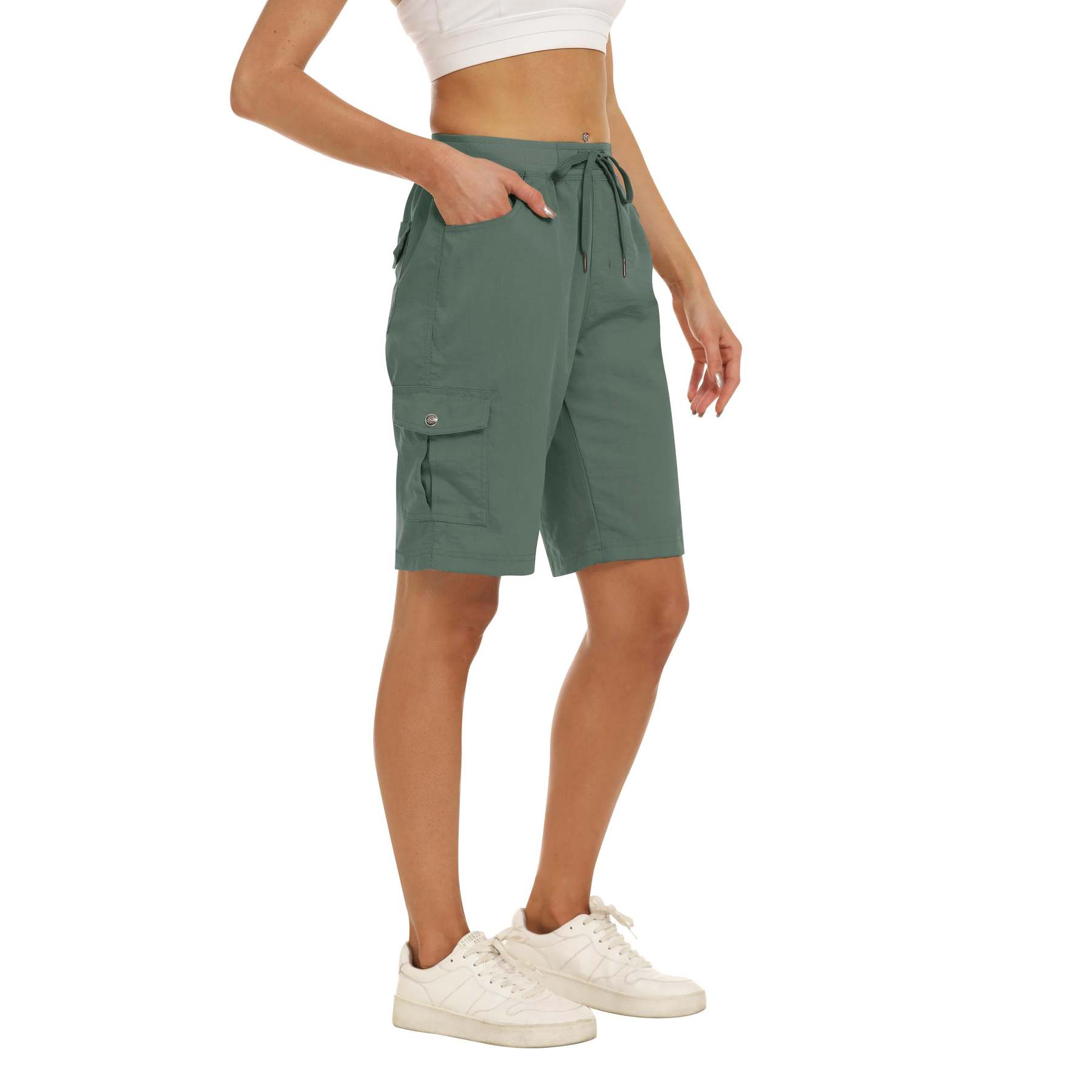 Hojanaranja™ Pantalones cortos de exterior ligeros y de secado rápido 