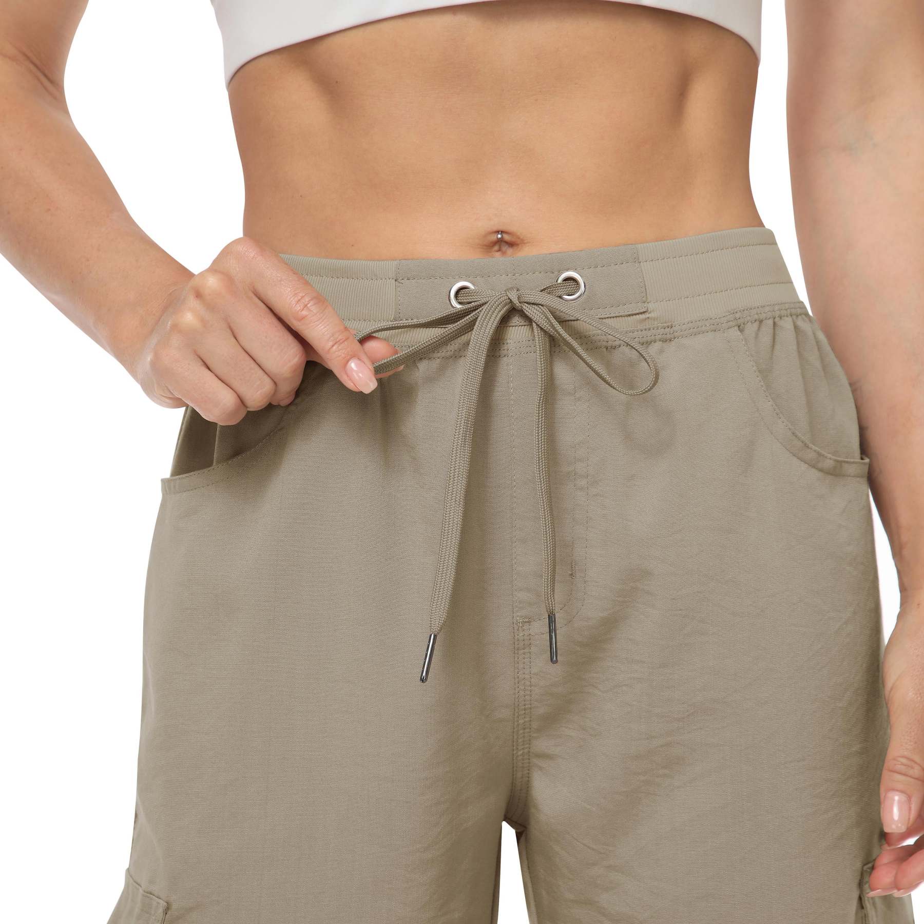 Hojanaranja™ Pantalones cortos de exterior ligeros y de secado rápido para mujer