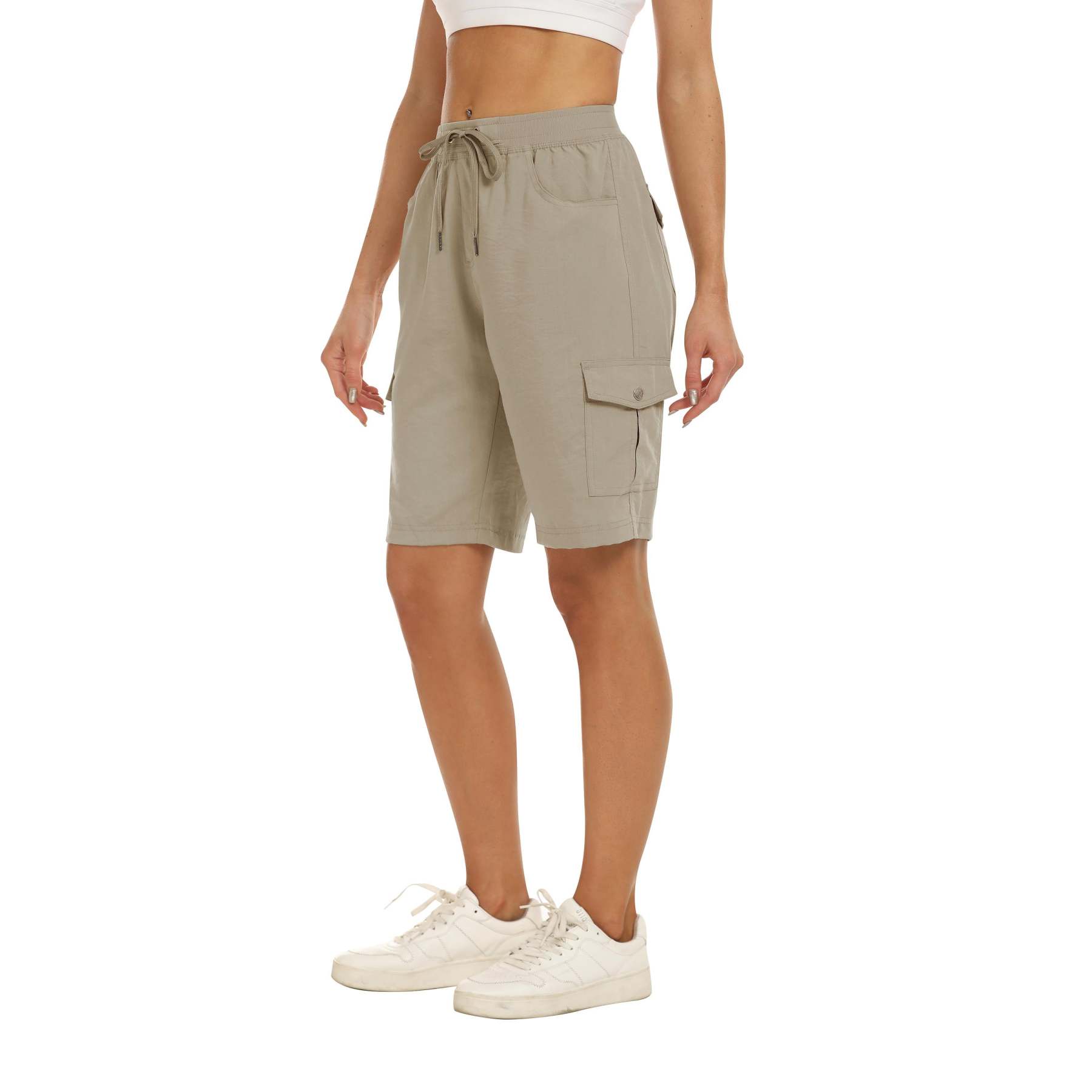 Hojanaranja™ Pantalones cortos de exterior ligeros y de secado rápido para mujer