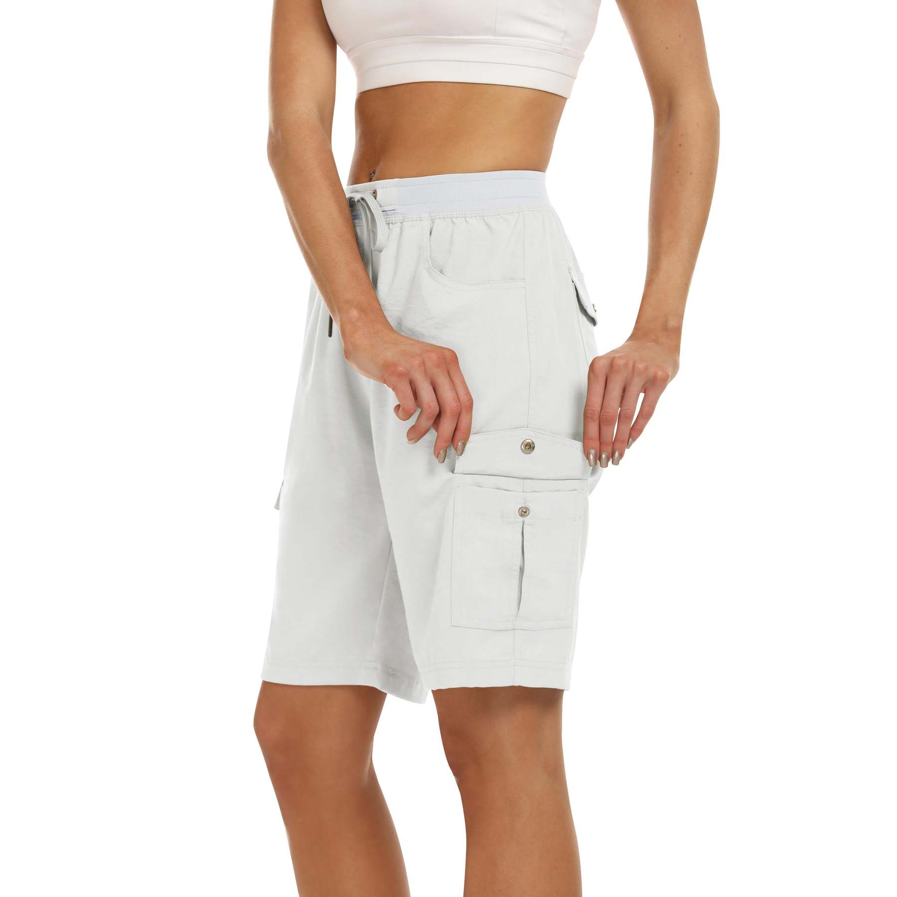 Hojanaranja™ Pantalones cortos de exterior ligeros y de secado rápido para mujer