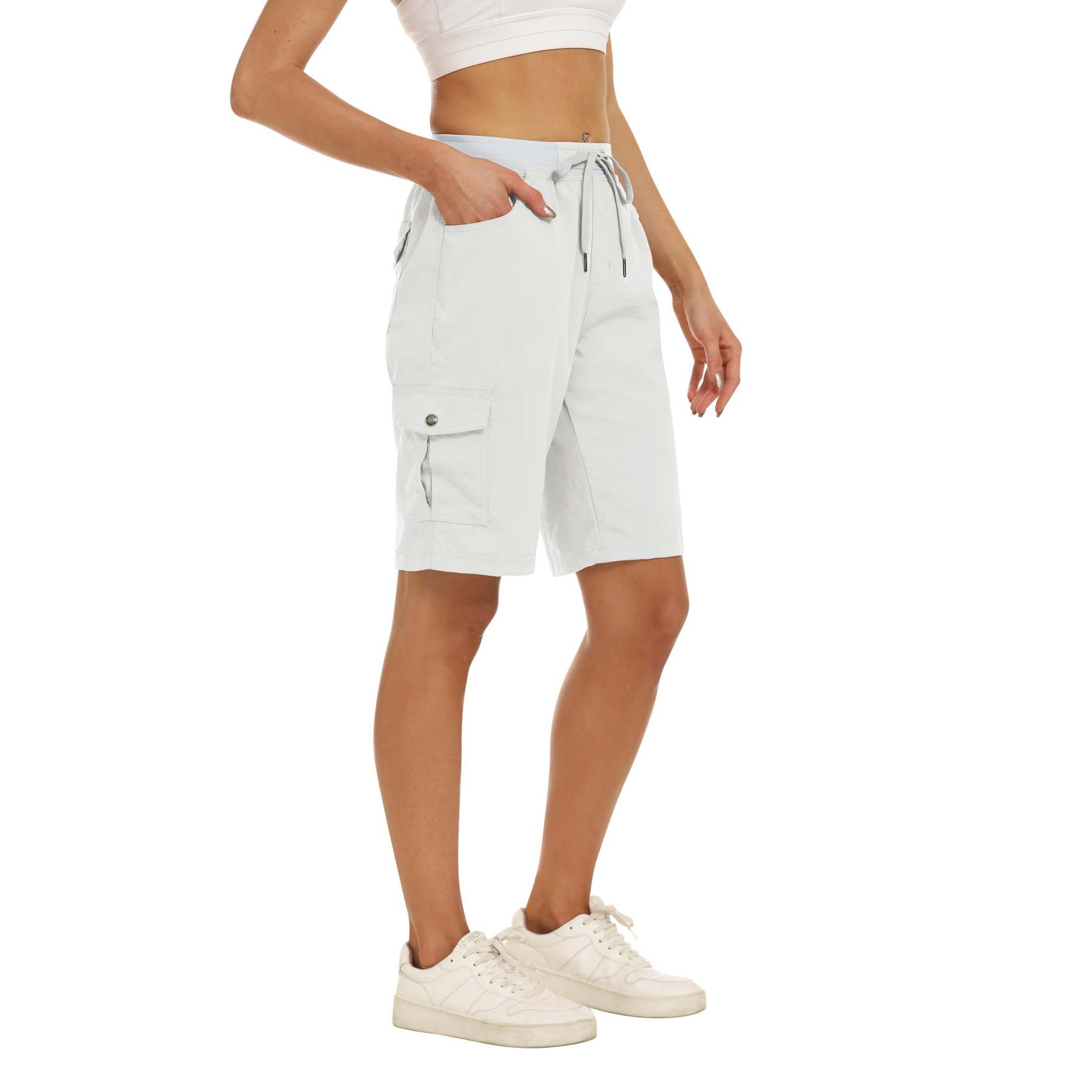 Hojanaranja™ Pantalones cortos de exterior ligeros y de secado rápido para mujer