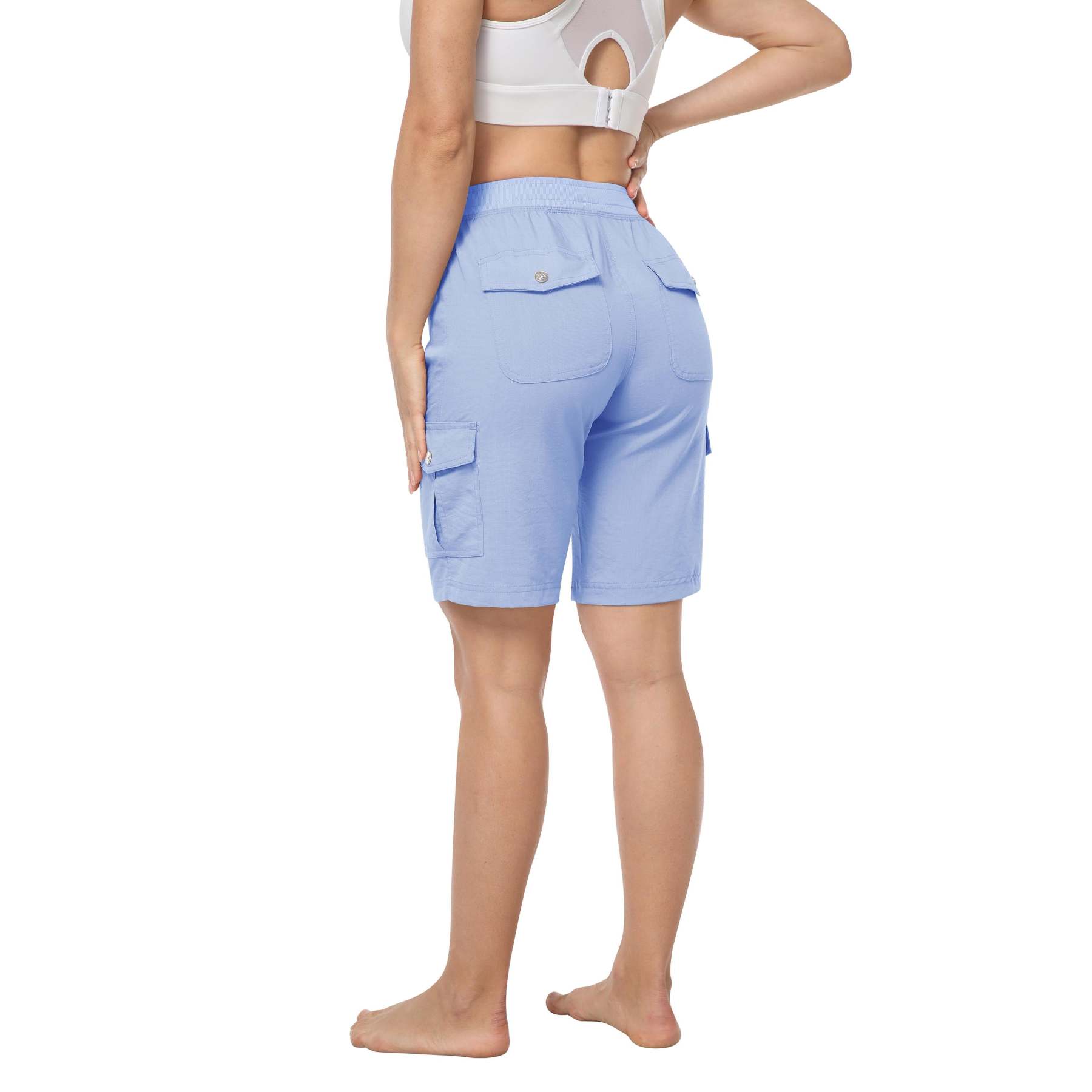 Hojanaranja™ Pantalones cortos de exterior ligeros y de secado rápido para mujer