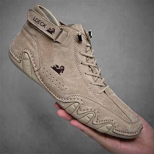 Smiledeer Stylish and comfortable suede lace-up boots