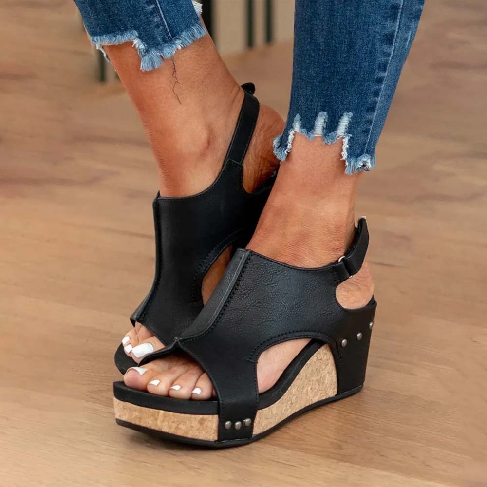 Summer women's comfortable wedge sandals