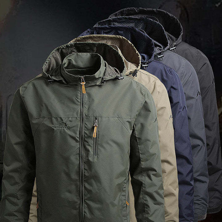 Olivoslindo Nueva chaqueta de otoño e invierno para hombre, chaqueta deportiva informal para hombre