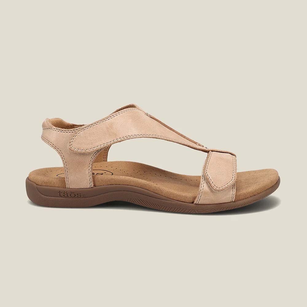 Hojanaranja Nuevas sandalias de cuña con velcro retro de verano.